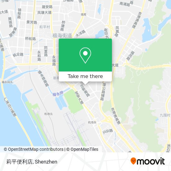 莉平便利店 map