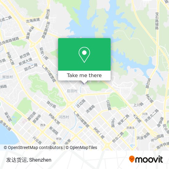 发达货运 map