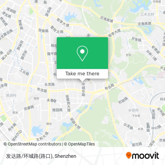 发达路/环城路(路口) map