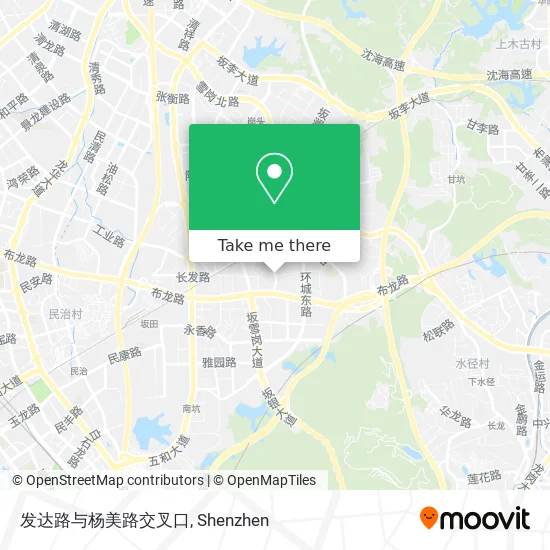 发达路与杨美路交叉口 map