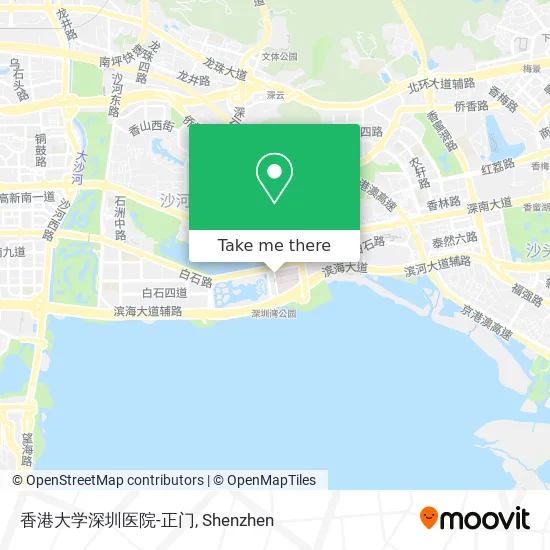 香港大学深圳医院-正门 map