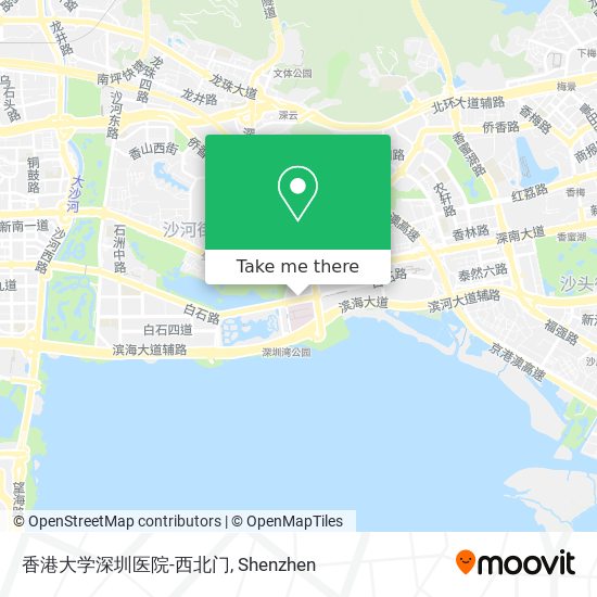 香港大学深圳医院-西北门 map