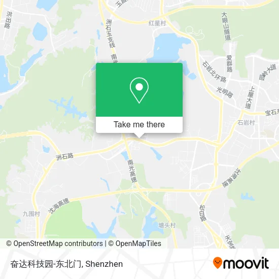 奋达科技园-东北门 map
