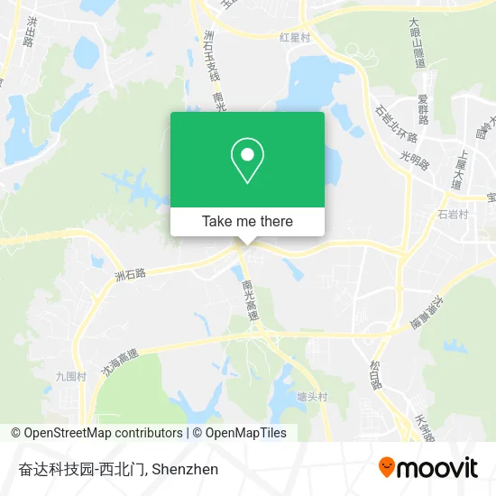 奋达科技园-西北门 map