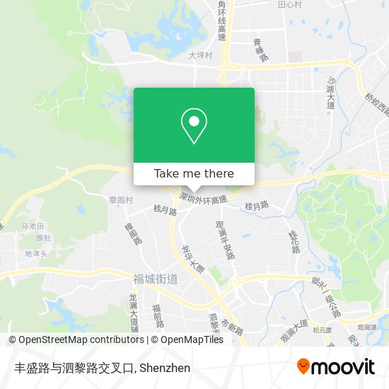 丰盛路与泗黎路交叉口 map