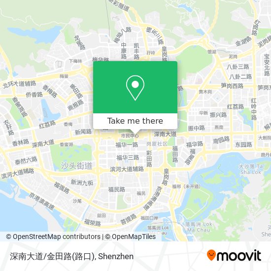 深南大道/金田路(路口) map
