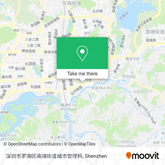 深圳市罗湖区南湖街道城市管理科 map