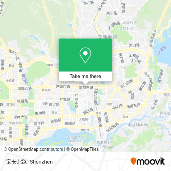 宝安北路 map