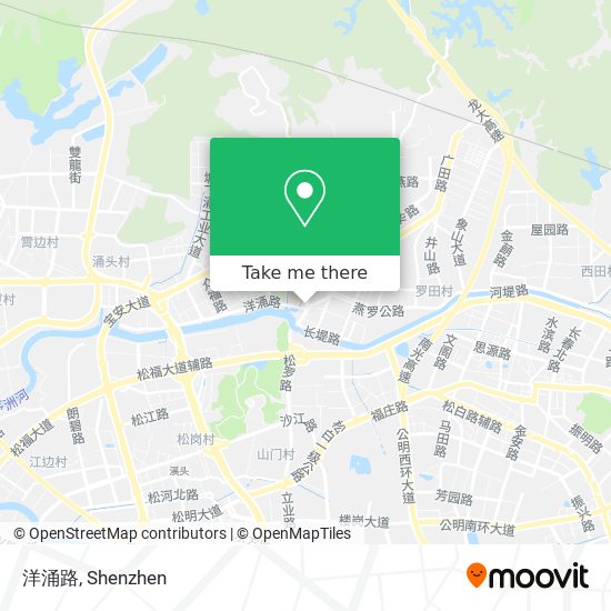 洋涌路 map