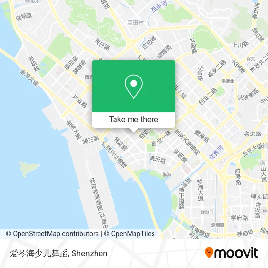 爱琴海少儿舞蹈 map