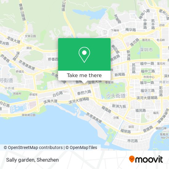Sally garden map