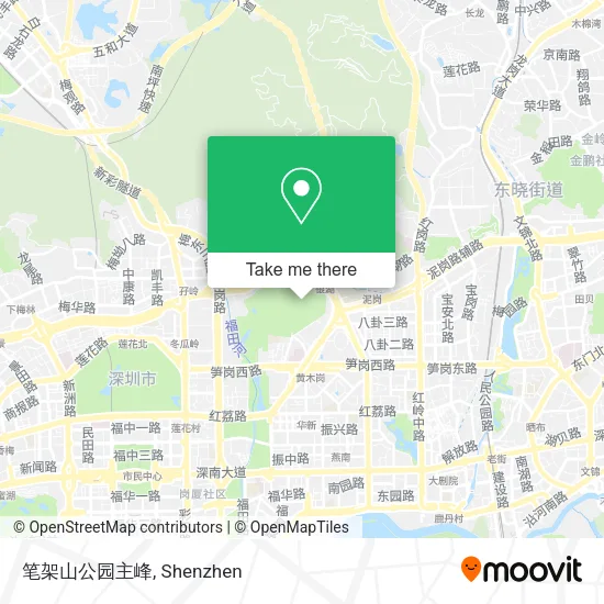 笔架山公园主峰 map