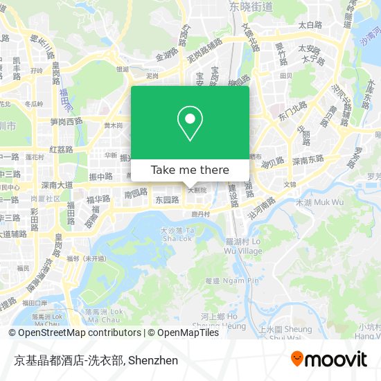 京基晶都酒店-洗衣部 map