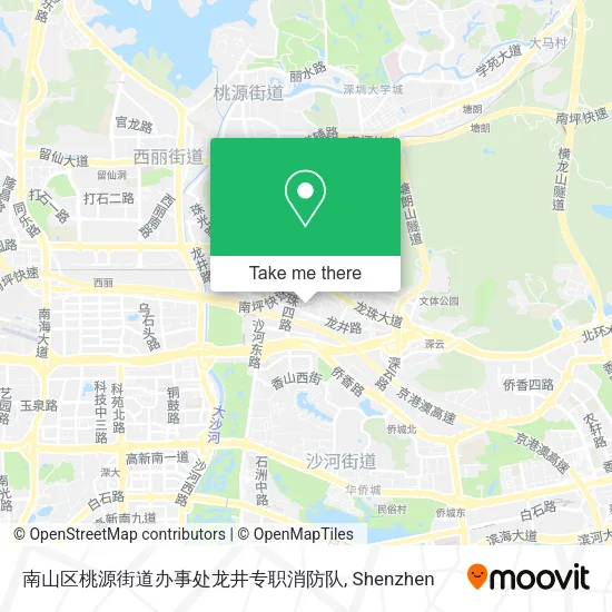南山区桃源街道办事处龙井专职消防队 map