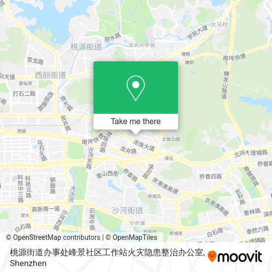 桃源街道办事处峰景社区工作站火灾隐患整治办公室 map