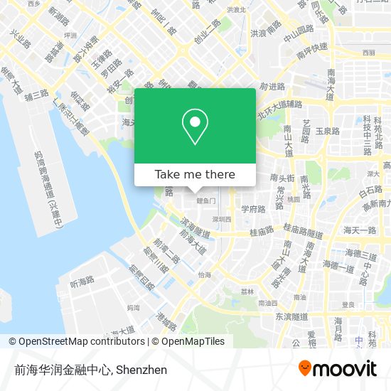 前海华润金融中心 map