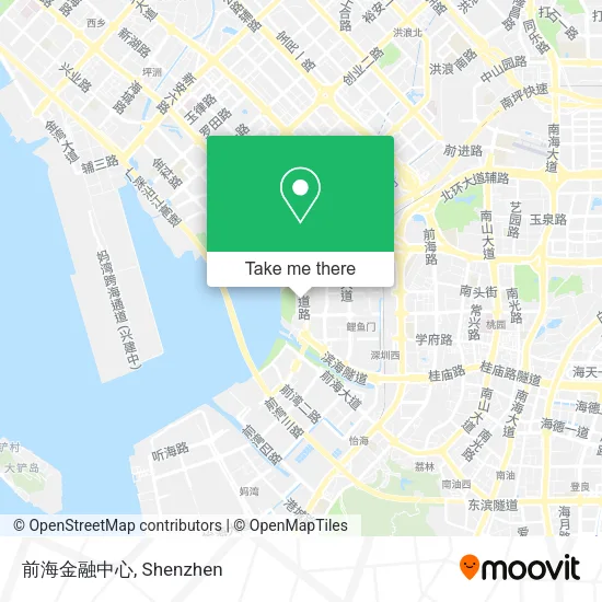 前海金融中心 map