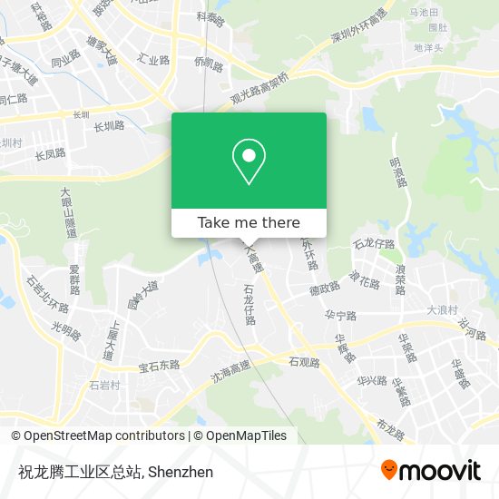 祝龙腾工业区总站 map