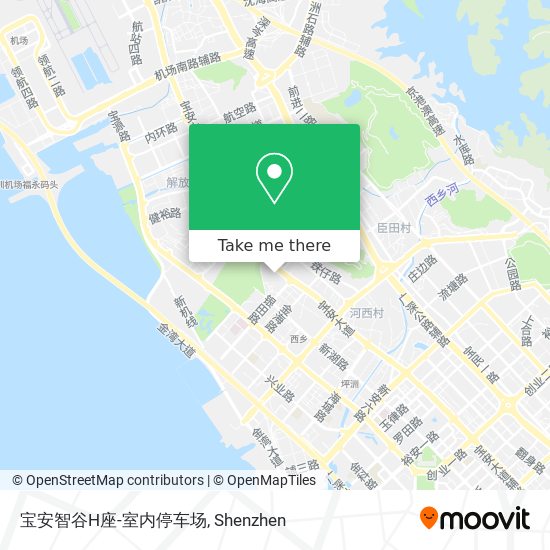宝安智谷H座-室内停车场 map