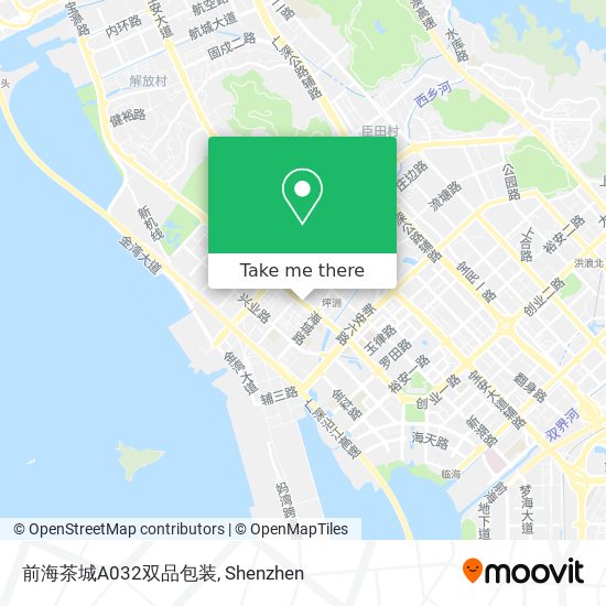 前海茶城A032双品包装 map