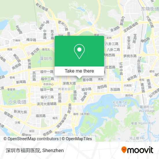 深圳市福田医院 map