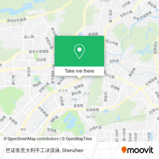 芭诺客意大利手工冰淇淋 map