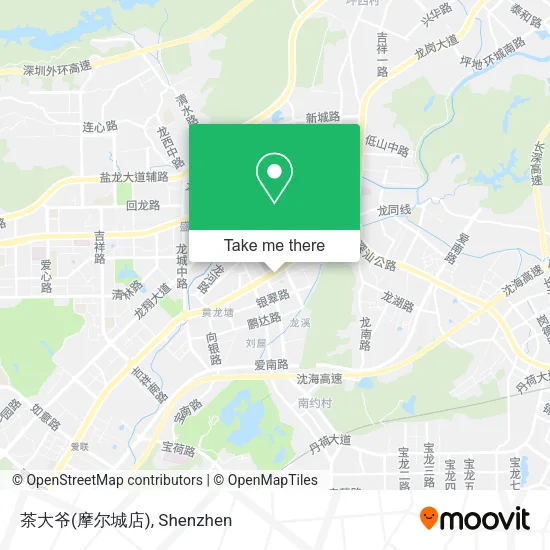 茶大爷(摩尔城店) map