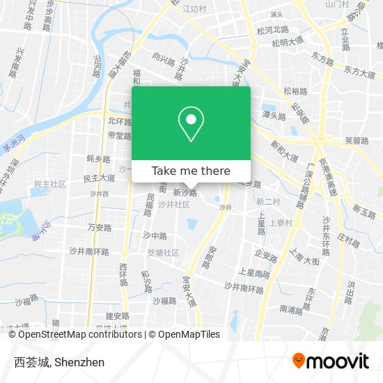 西荟城 map
