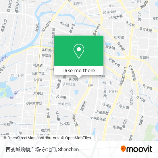 西荟城购物广场-东北门 map
