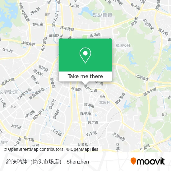 绝味鸭脖（岗头市场店） map