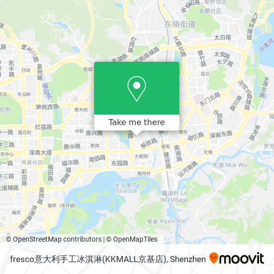 fresco意大利手工冰淇淋(KKMALL京基店) map