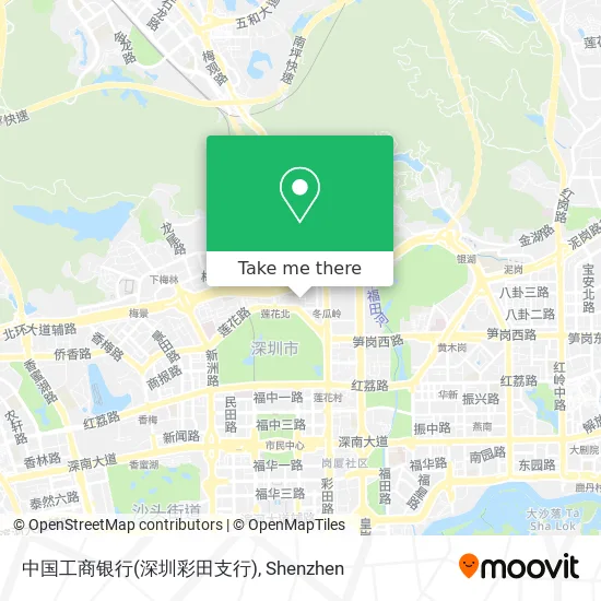 中国工商银行(深圳彩田支行) map