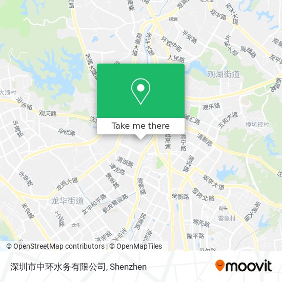 深圳市中环水务有限公司 map