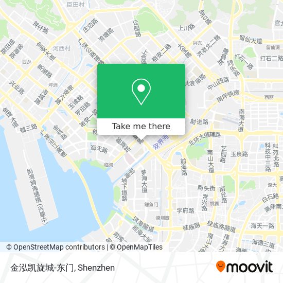 金泓凯旋城-东门 map