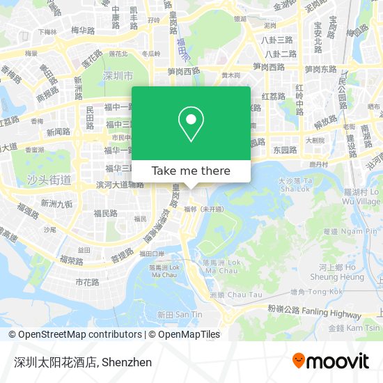 深圳太阳花酒店 map