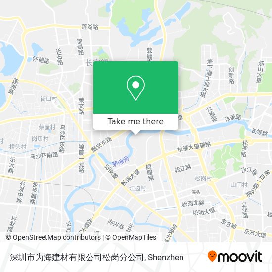 深圳市为海建材有限公司松岗分公司 map