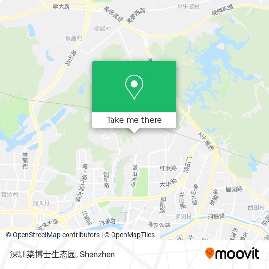 深圳菜博士生态园 map