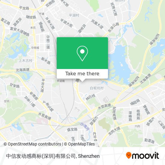 中信发动感商标(深圳)有限公司 map