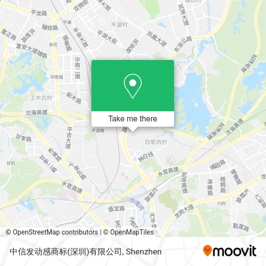 中信发动感商标(深圳)有限公司 map