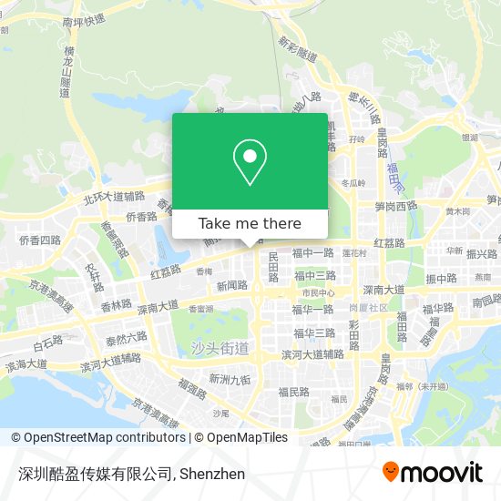 深圳酷盈传媒有限公司 map