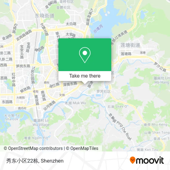 秀东小区22栋 map