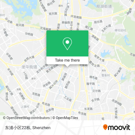 东浦小区22栋 map