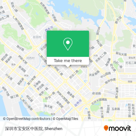 深圳市宝安区中医院 map