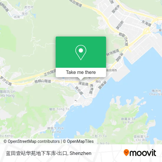 蓝田壹站华苑地下车库-出口 map