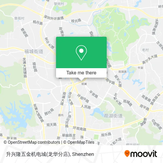 升兴隆五金机电城(龙华分店) map