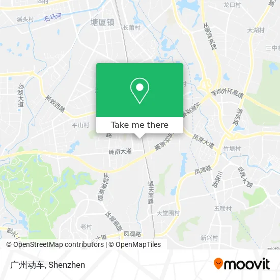 广州动车 map