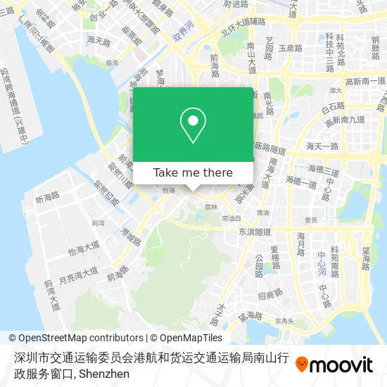 深圳市交通运输委员会港航和货运交通运输局南山行政服务窗口 map
