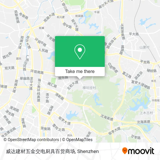 威达建材五金交电厨具百货商场 map