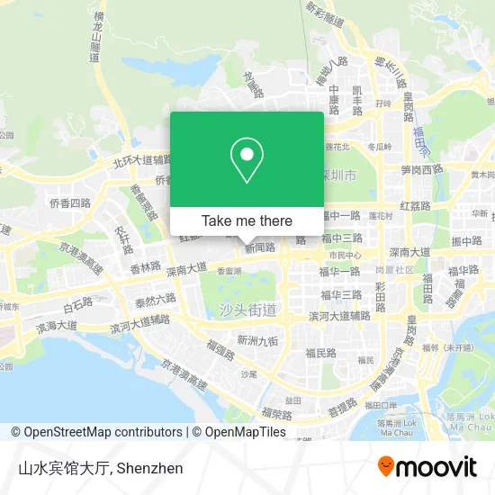 山水宾馆大厅 map