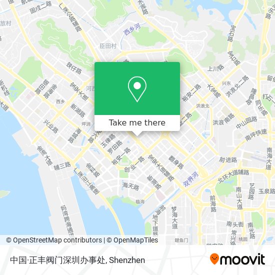 中国·正丰阀门深圳办事处 map